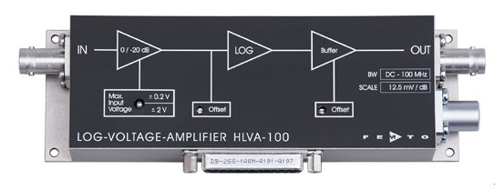 HLVA-100對(dui)數(shu)的帶(dai)寬電(dian)壓(ya)放大(da)器(qi)